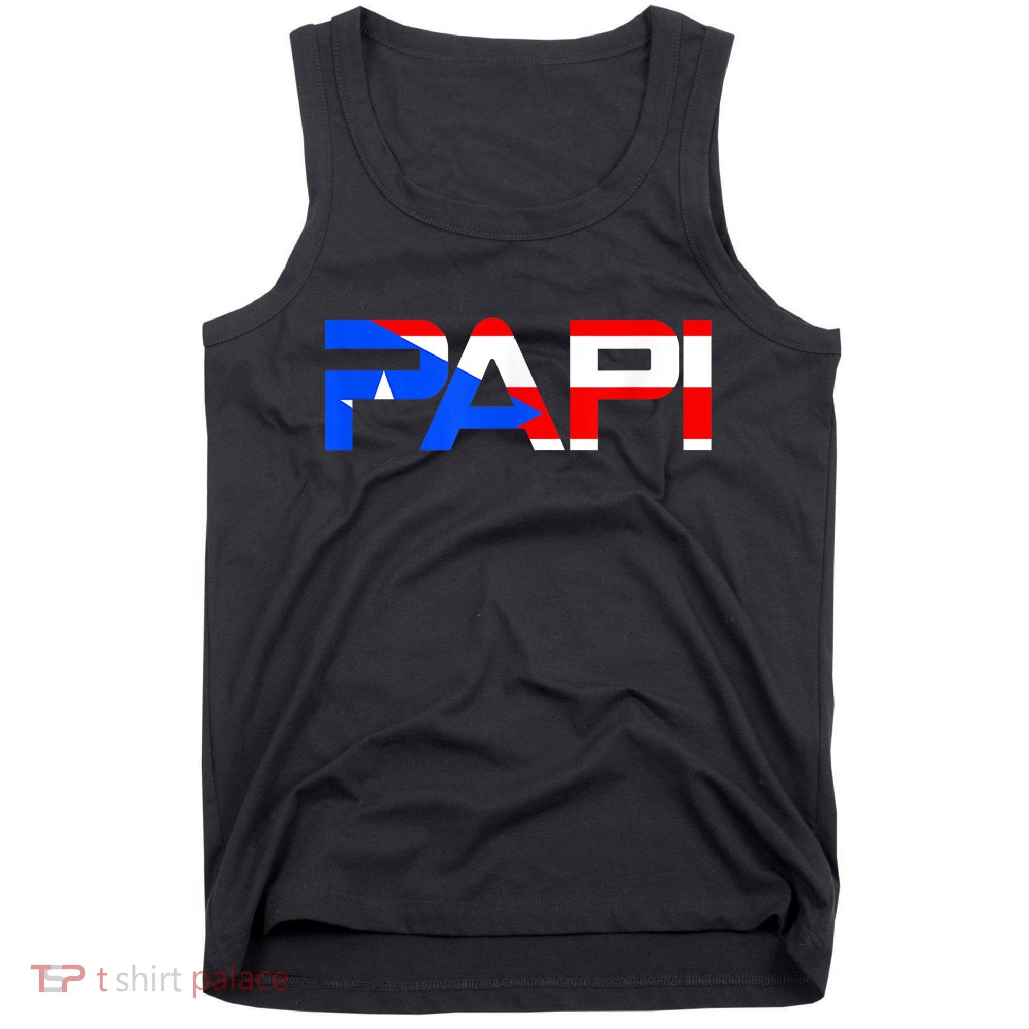 Papi Puerto Rico Flag Tank Top