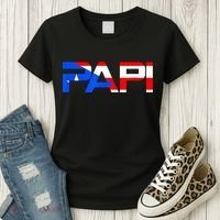 Papi Puerto Rico Flag Women's T-Shirt thumb 3
