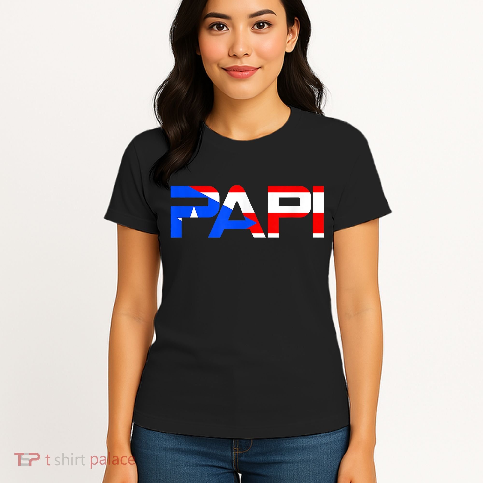 Papi Puerto Rico Flag Women's T-Shirt