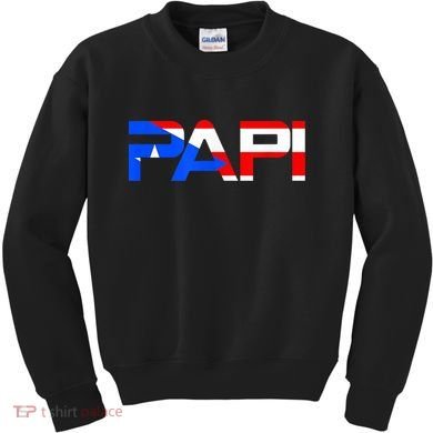 Papi Puerto Rico Flag Kids Sweatshirt