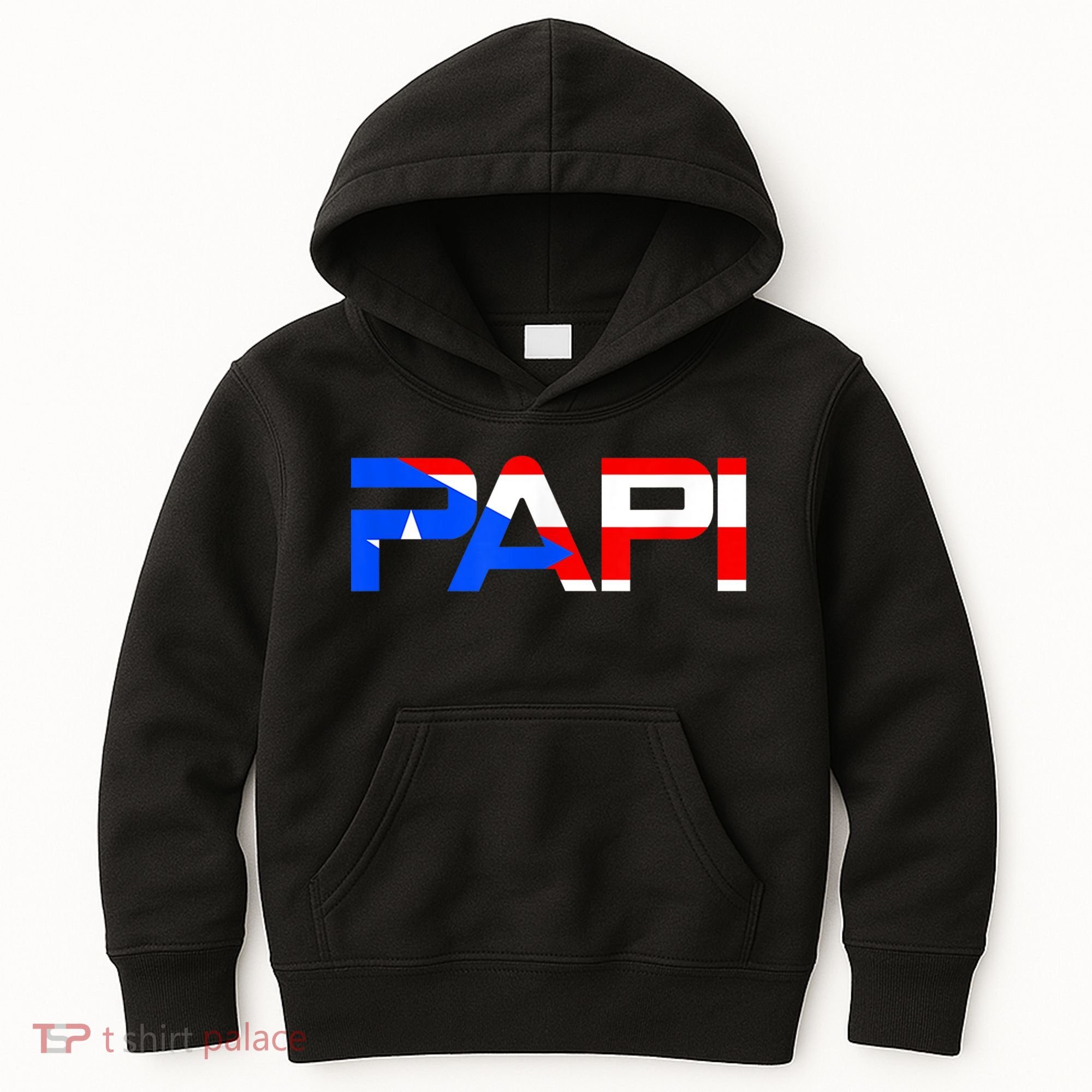 Papi Puerto Rico Flag Kids Hoodie