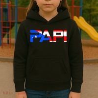 Papi Puerto Rico Flag Kids Hoodie thumb 3