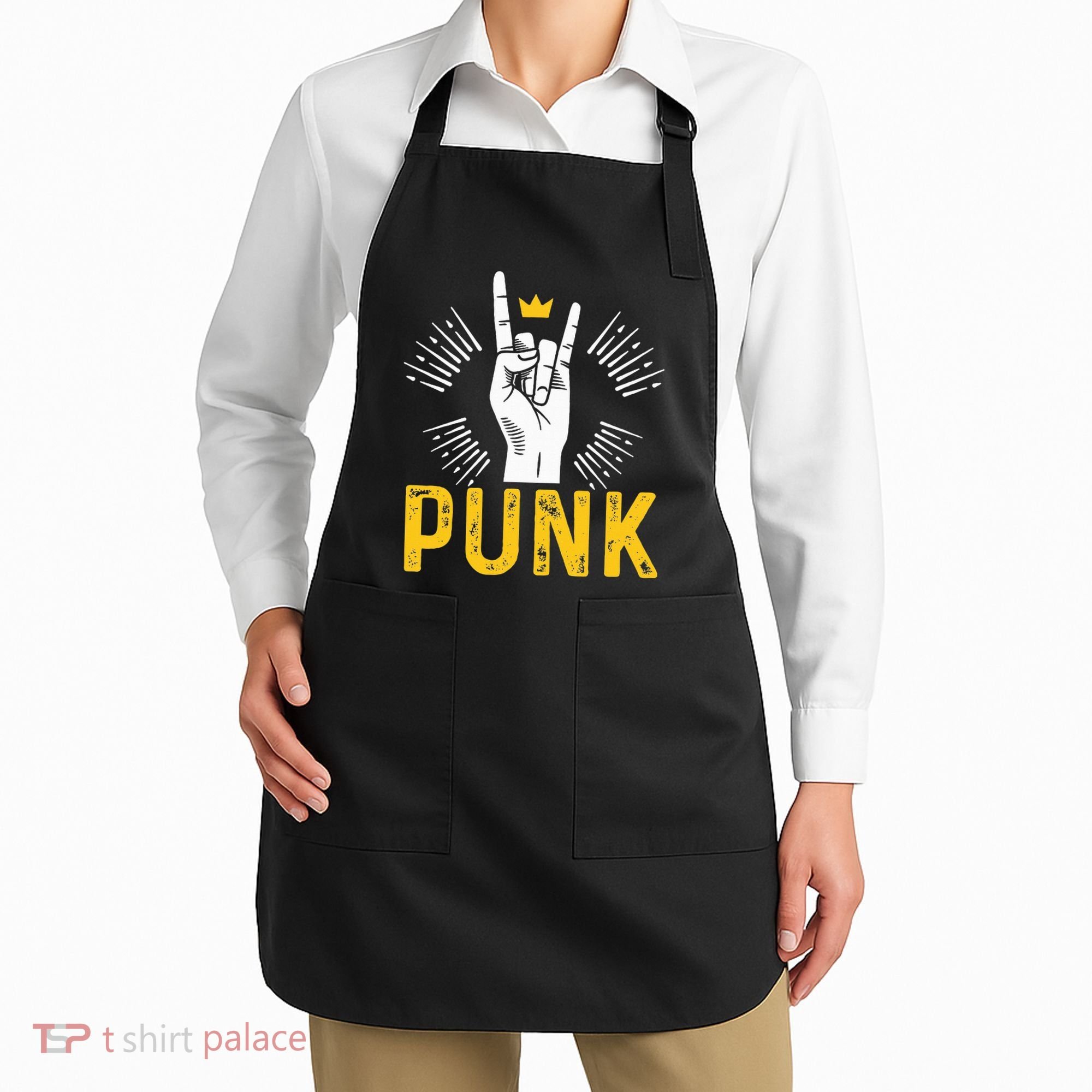Punk Punk Rock Music Rocker Punker Apron