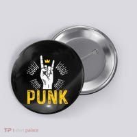 Punk Punk Rock Music Rocker Punker Button thumb 0