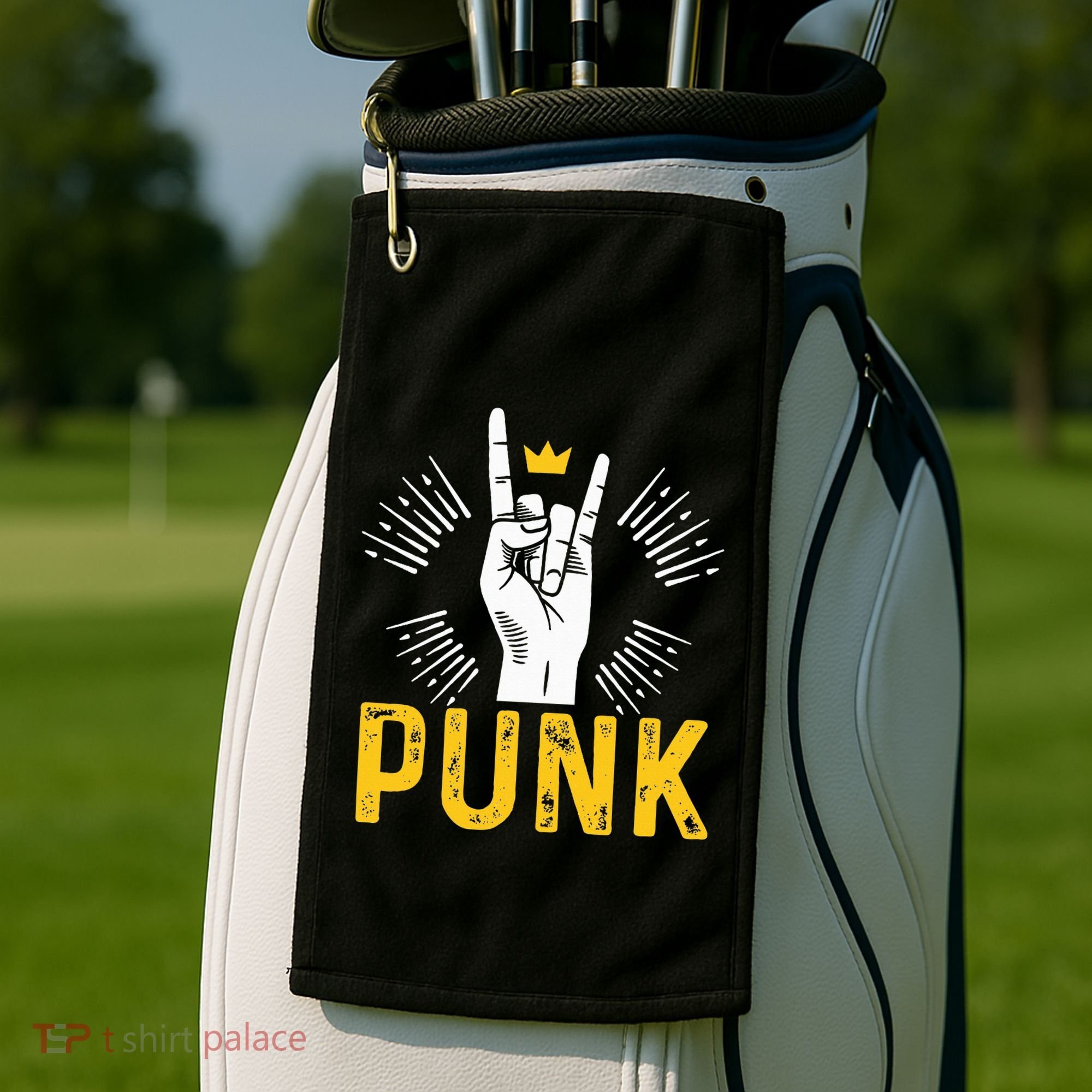 Punk Punk Rock Music Rocker Punker Golf Towel