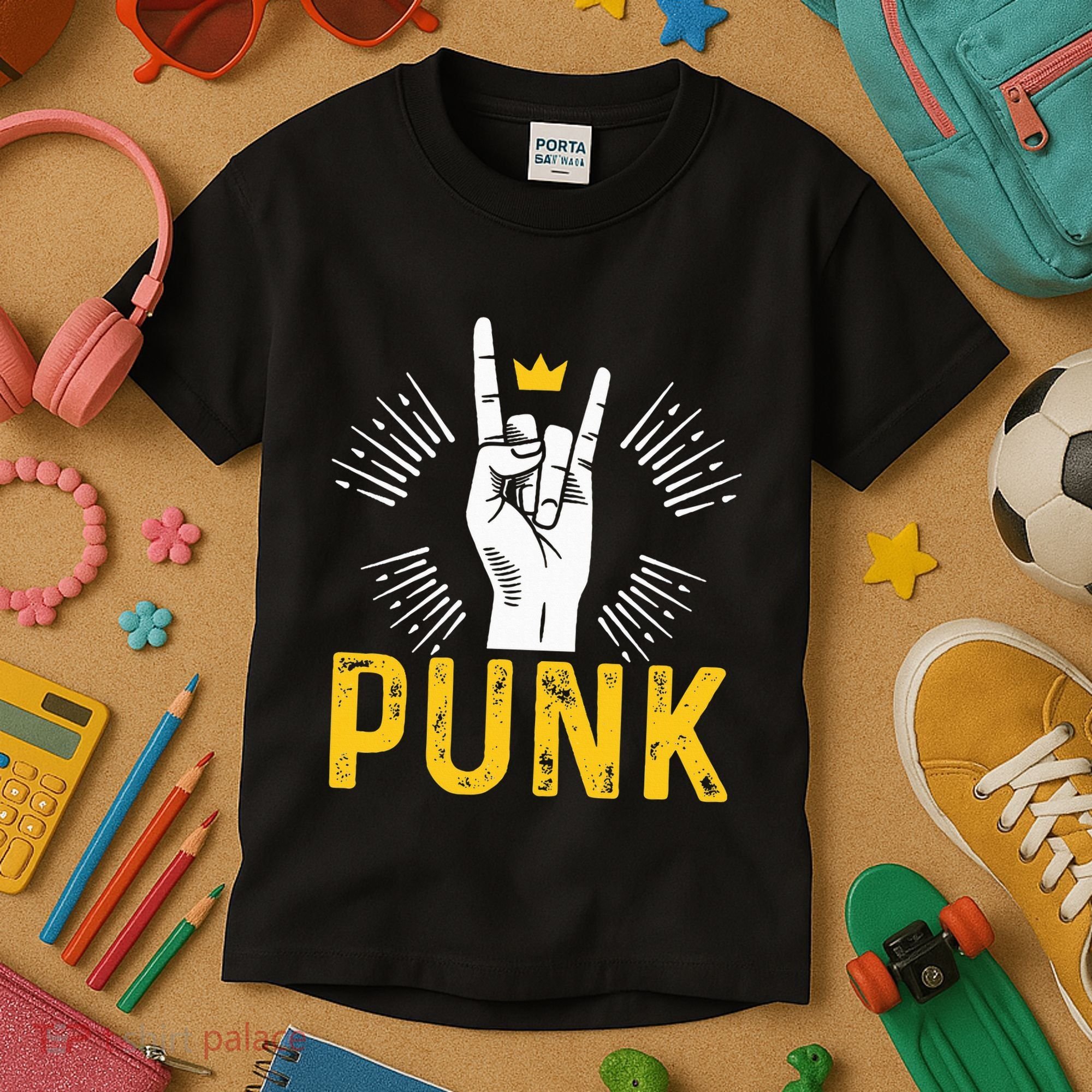 Punk Punk Rock Music Rocker Punker Kids T-Shirt