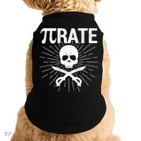 Pirate Pi Rate Pi Day Math Pirates Mathematician Nerd Geek Doggie Tank thumb 0