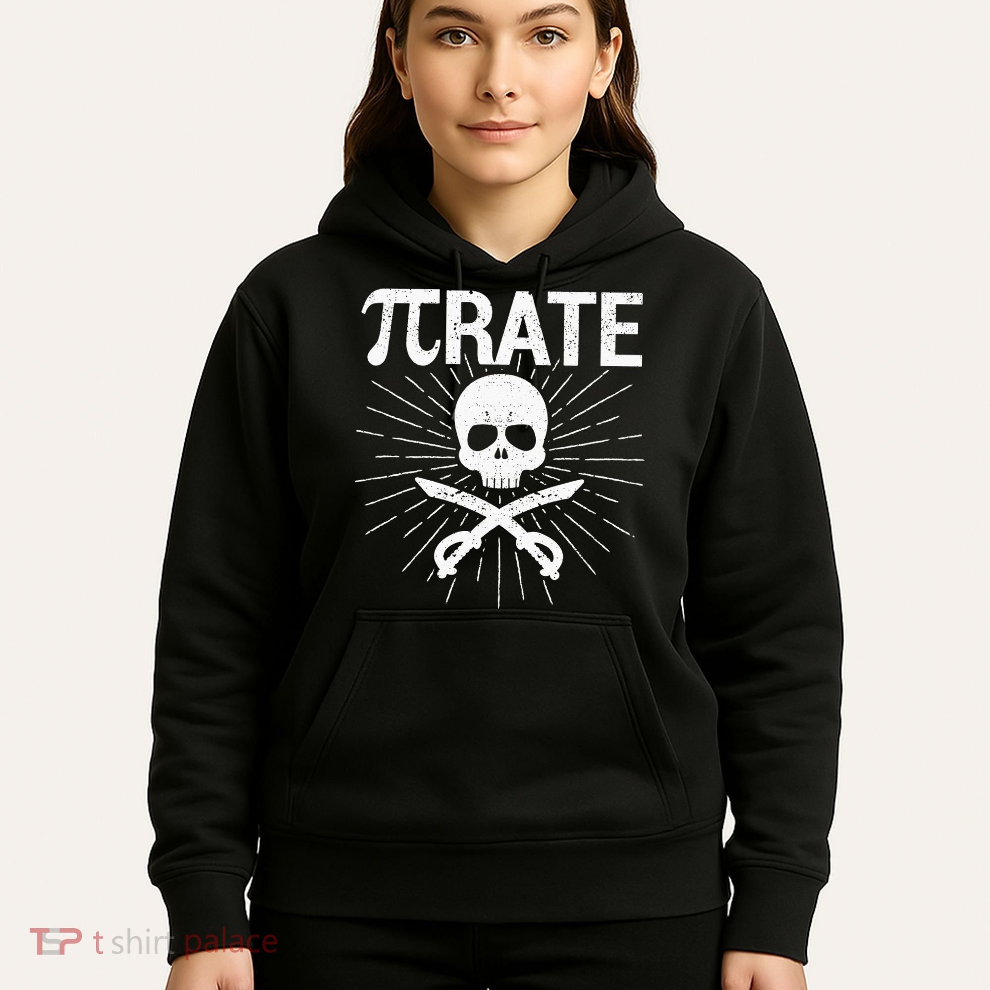 Pirate Pi Rate Pi Day Math Pirates Mathematician Nerd Geek Hoodie
