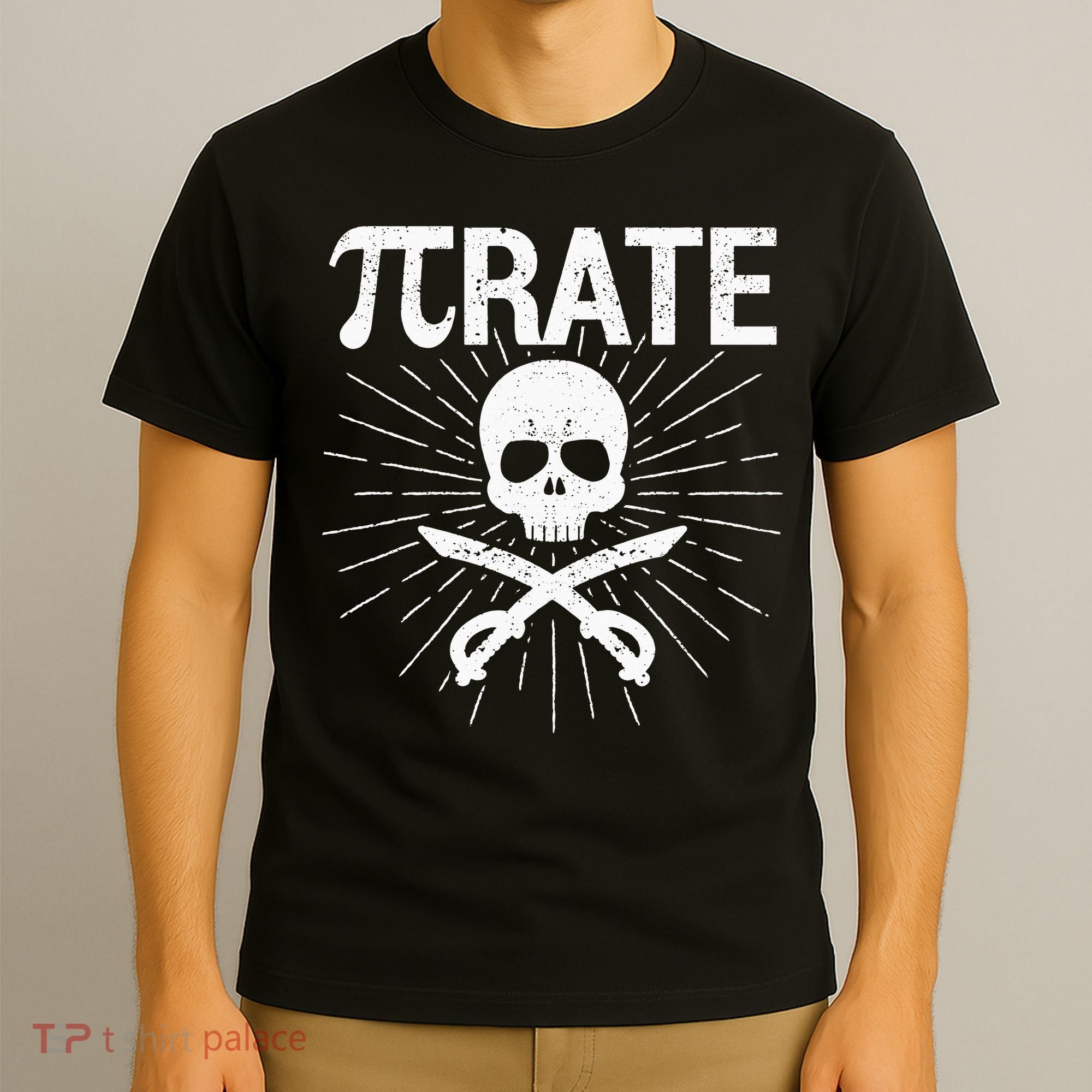 Pirate Pi Rate Pi Day Math Pirates Mathematician Nerd Geek T-Shirt