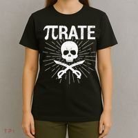 Pirate Pi Rate Pi Day Math Pirates Mathematician Nerd Geek T-Shirt thumb 4