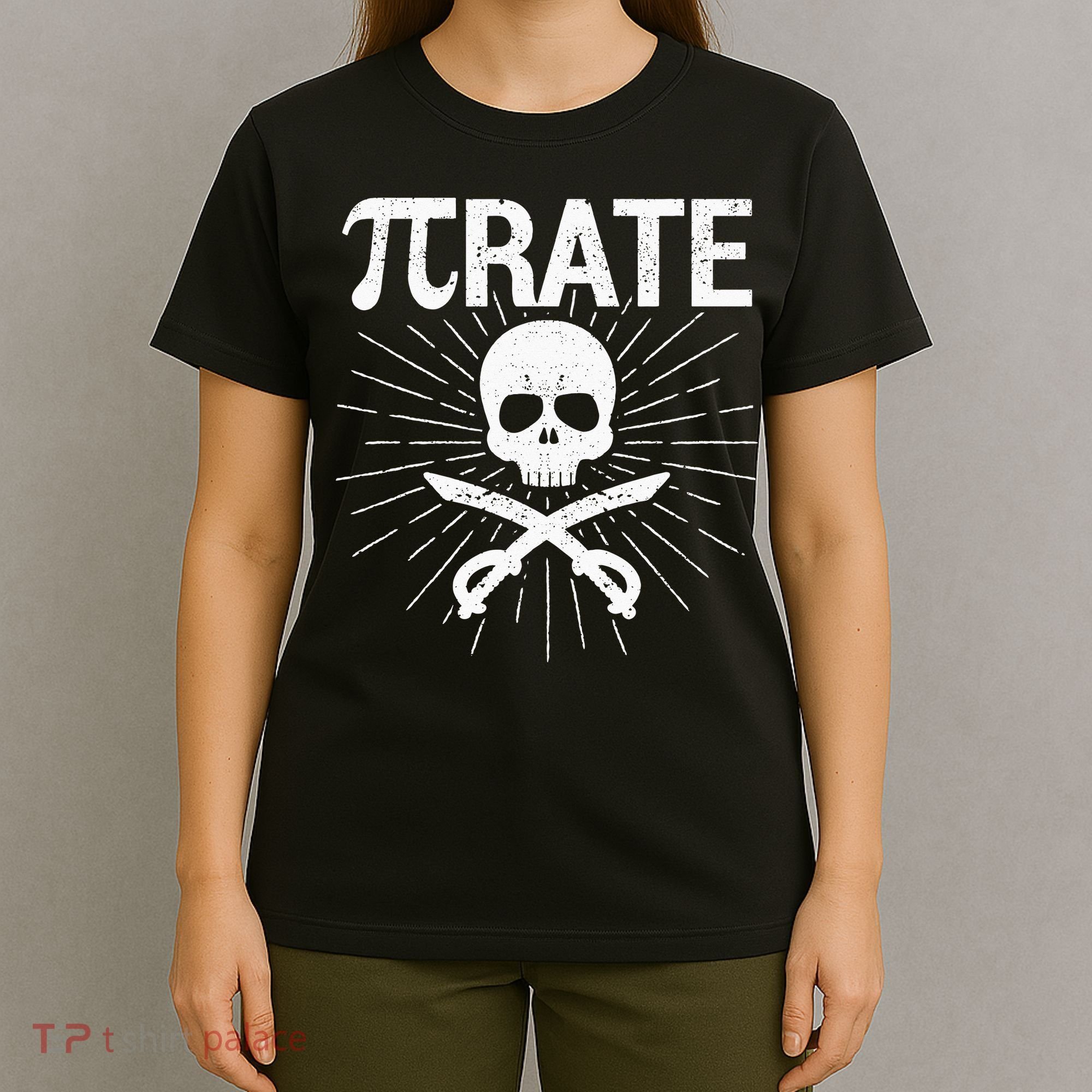 Pirate Pi Rate Pi Day Math Pirates Mathematician Nerd Geek T-Shirt