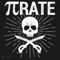 Pirate Pi Rate Pi Day Math Pirates Mathematician Nerd Geek Polo thumb 3