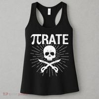 Pirate Pi Rate Pi Day Math Pirates Mathematician Nerd Geek Women's Tank Top thumb 3