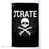 Pirate Pi Rate Pi Day Math Pirates Mathematician Nerd Geek Golf Towel thumb 0
