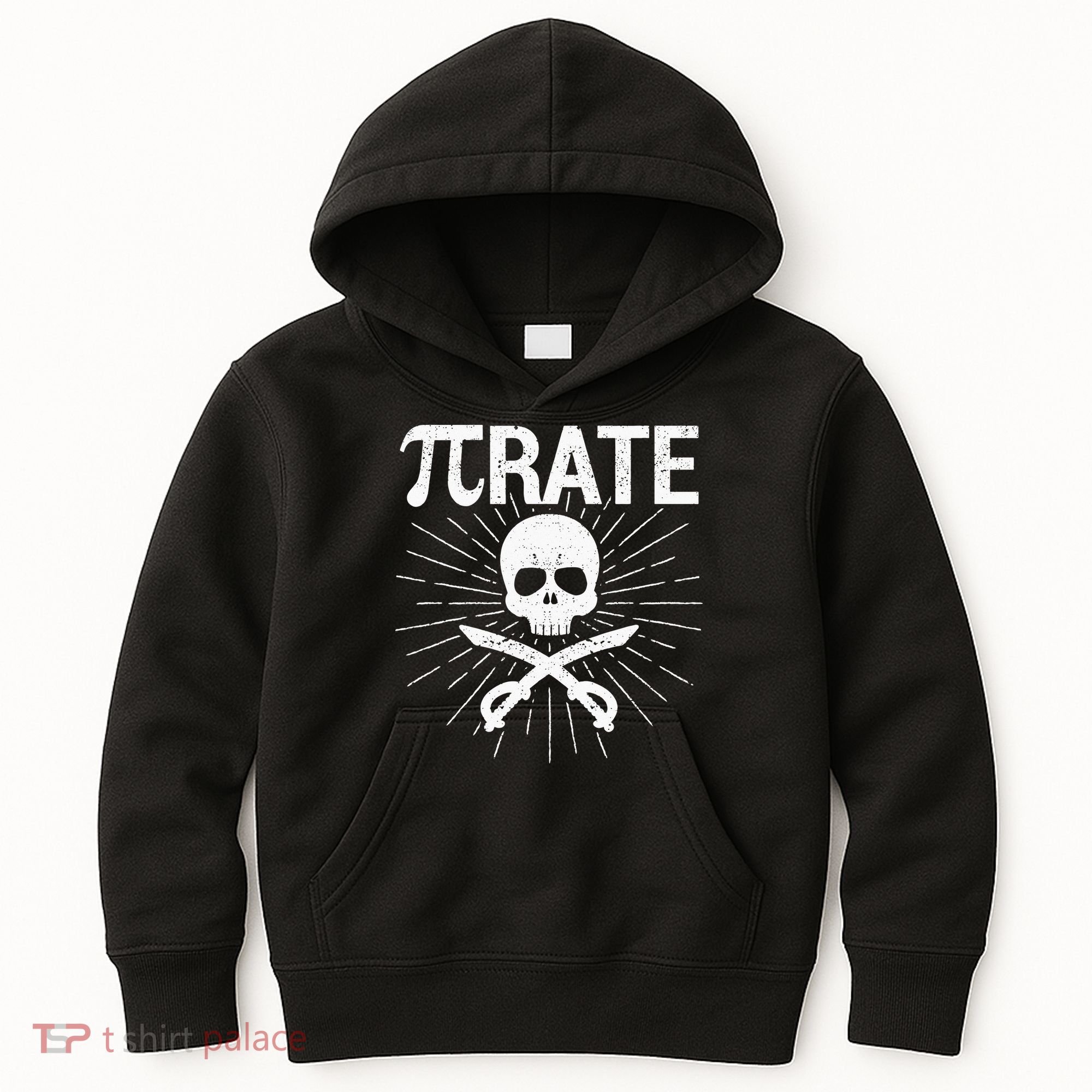 Pirate Pi Rate Pi Day Math Pirates Mathematician Nerd Geek Kids Hoodie