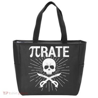 Pirate Pi Rate Pi Day Math Pirates Mathematician Nerd Geek Tote Bag