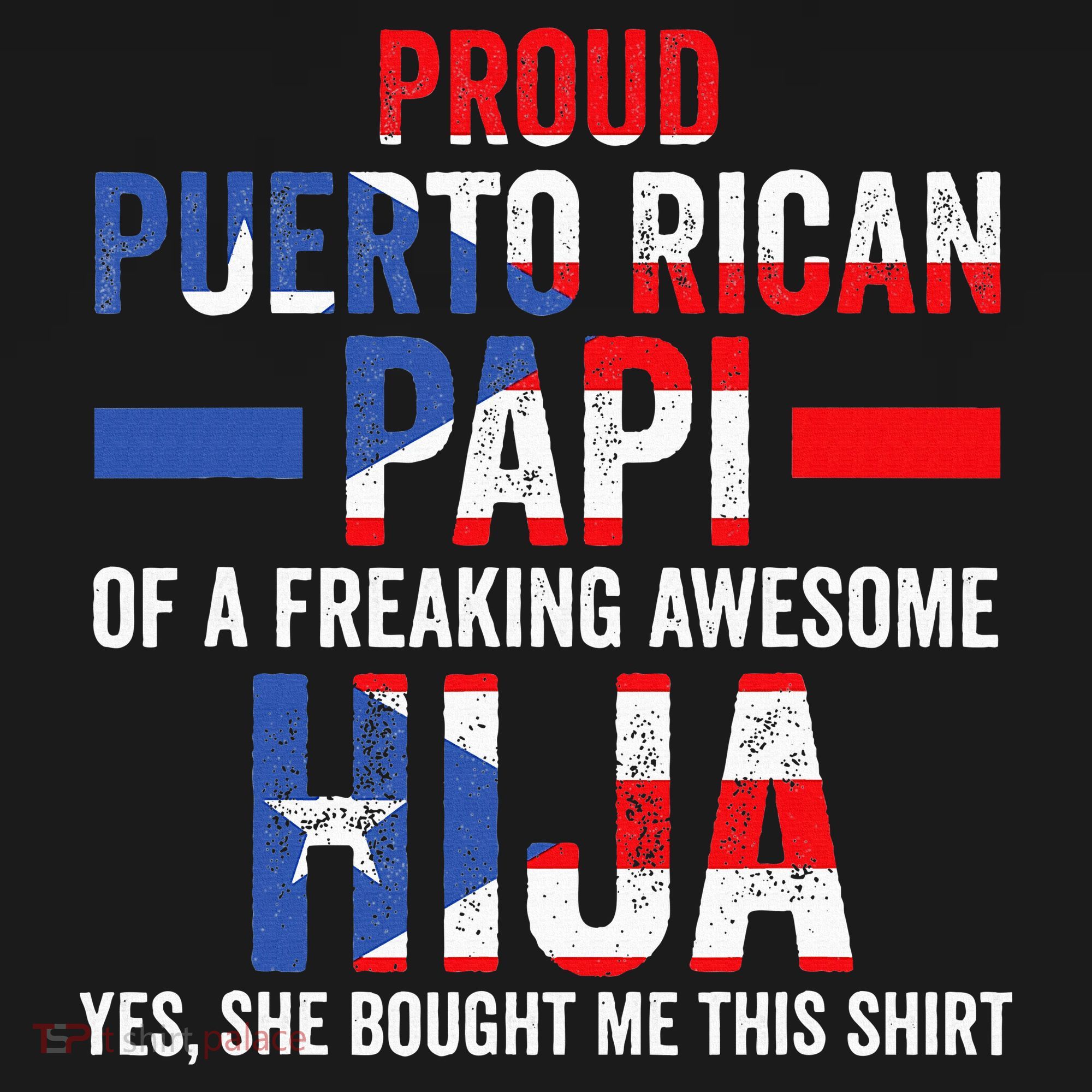 Proud Puerto Rican Papi Of Hija Puerto Rico Dad Daughter Sweatshirt