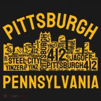 Pittsburgh Pennsylvania Steel City Skyline 412 Yinz Home Ornament thumb 1