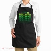 Pickleball Player S And More, Men And Women. Apron thumb 2