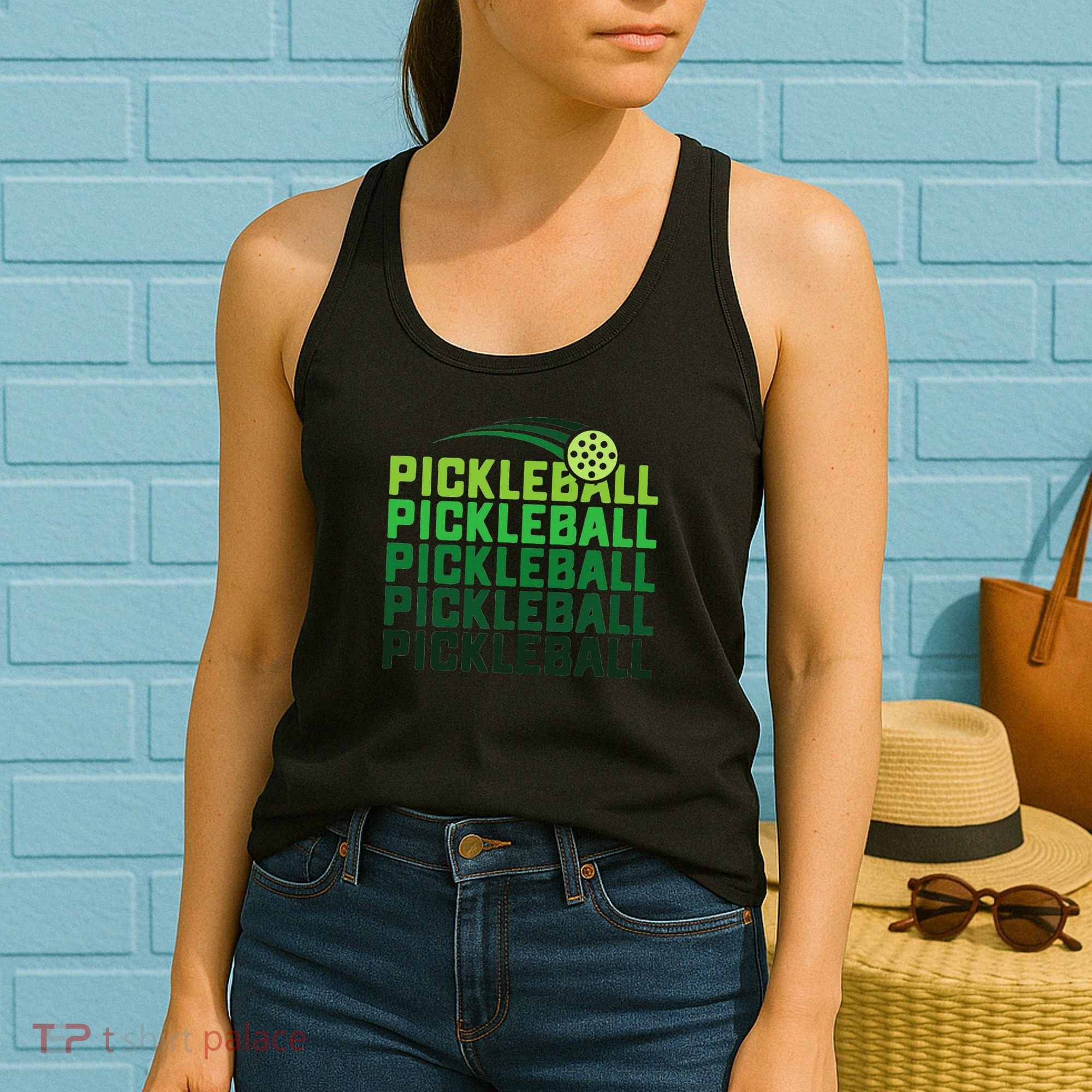 Pickleball Player S And More, Men And Women. Women's Tank Top