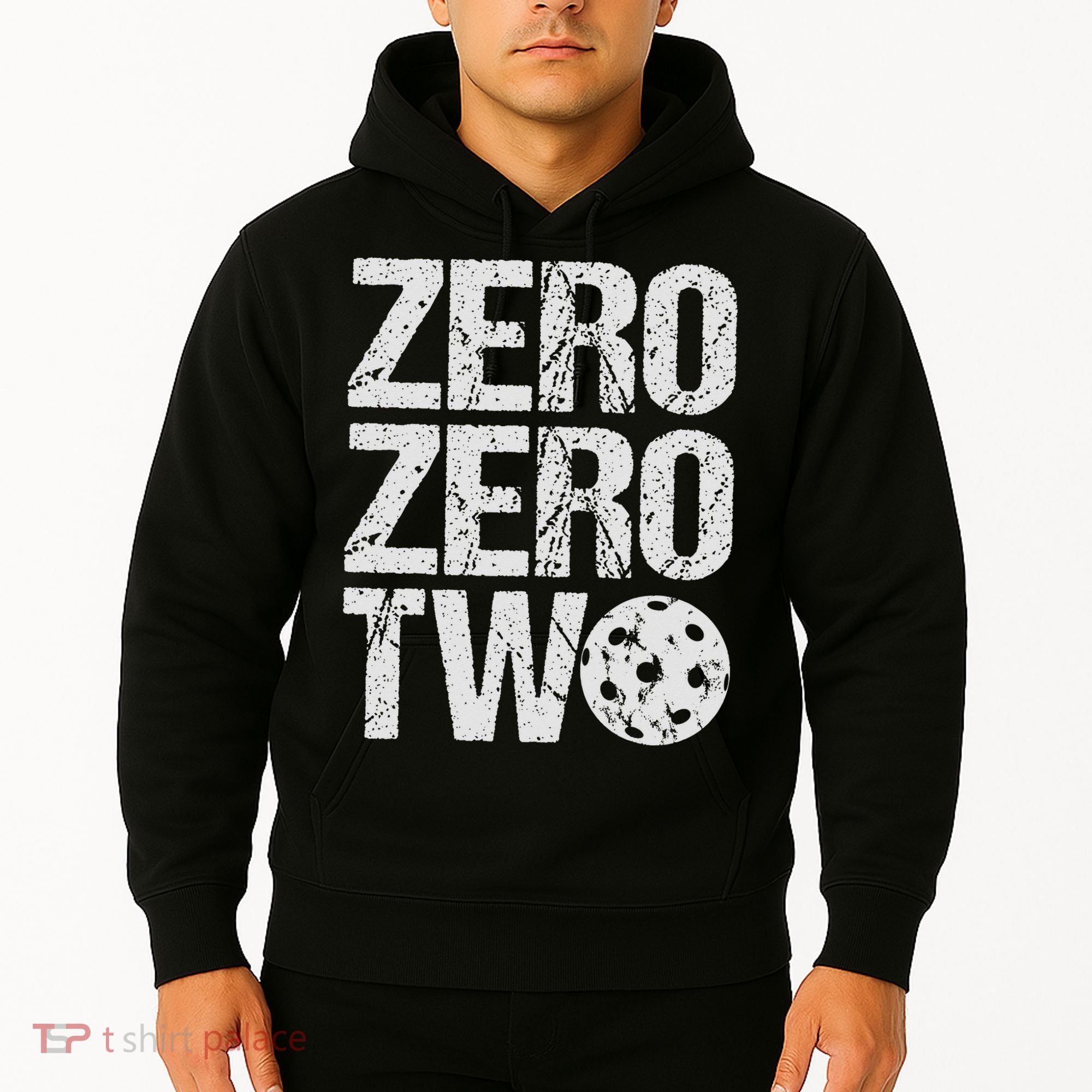 Pickleball Player Starting Score ZeroZero Two Serve First  Hoodie