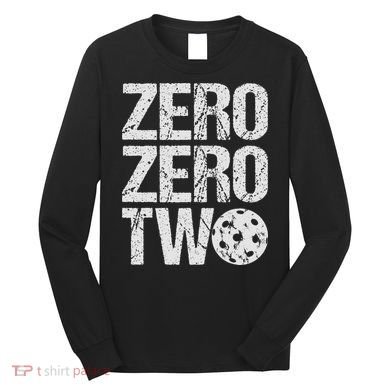Pickleball Player Starting Score ZeroZero Two Serve First  Long Sleeve Shirt