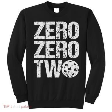Pickleball Player Starting Score ZeroZero Two Serve First  Sweatshirt