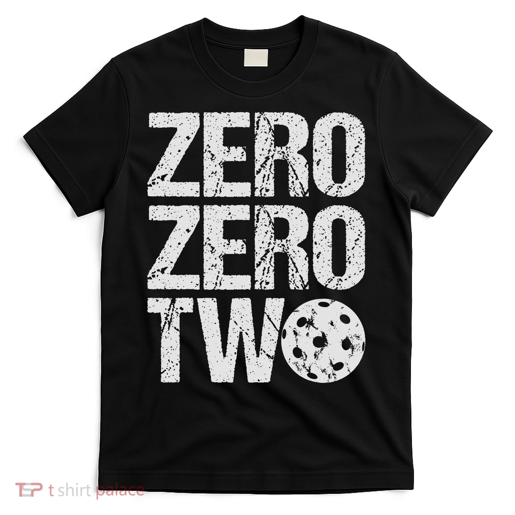 Pickleball Player Starting Score ZeroZero Two Serve First  T-Shirt