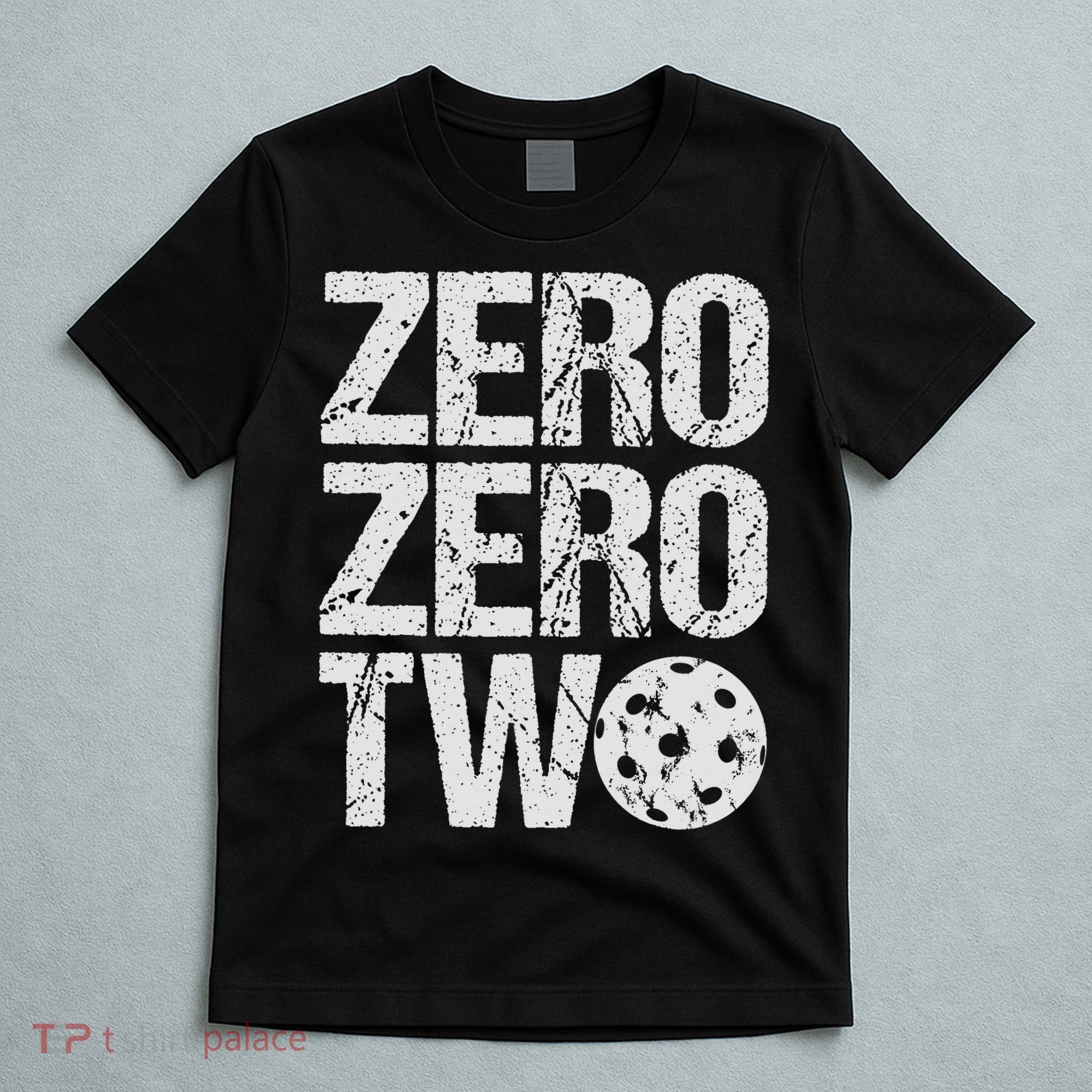 Pickleball Player Starting Score ZeroZero Two Serve First  T-Shirt