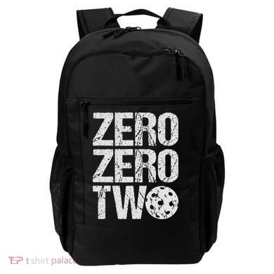 Pickleball Player Starting Score ZeroZero Two Serve First  Backpack
