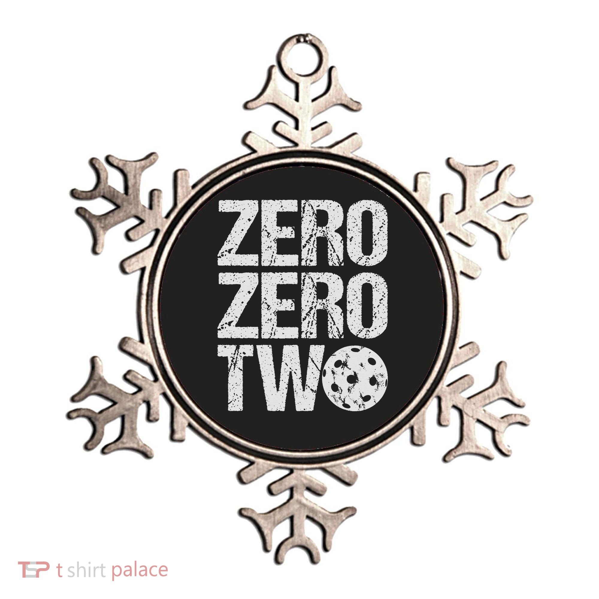 Pickleball Player Starting Score ZeroZero Two Serve First  Ornament