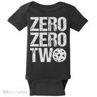 Pickleball Player Starting Score ZeroZero Two Serve First  Baby Bodysuit thumb 0
