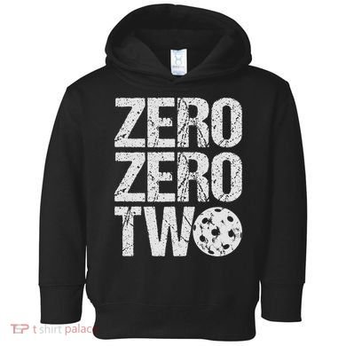 Pickleball Player Starting Score ZeroZero Two Serve First  Toddler Hoodie