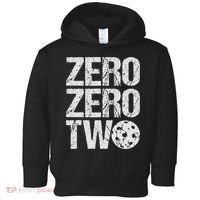 Pickleball Player Starting Score ZeroZero Two Serve First  Toddler Hoodie thumb 0