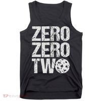 Pickleball Player Starting Score ZeroZero Two Serve First  Tank Top thumb 0