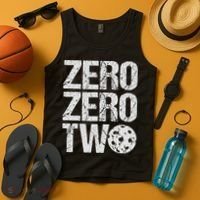 Pickleball Player Starting Score ZeroZero Two Serve First  Tank Top thumb 4