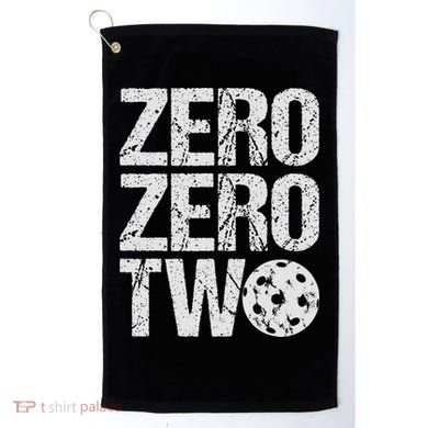 Pickleball Player Starting Score ZeroZero Two Serve First  Golf Towel