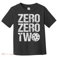 Pickleball Player Starting Score ZeroZero Two Serve First  Toddler T-Shirt thumb 0