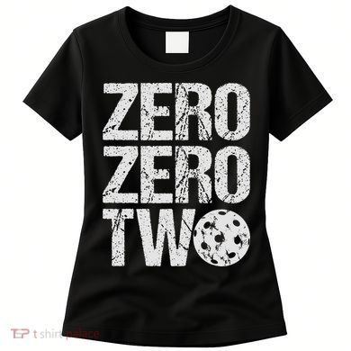Pickleball Player Starting Score ZeroZero Two Serve First  Women's T-Shirt