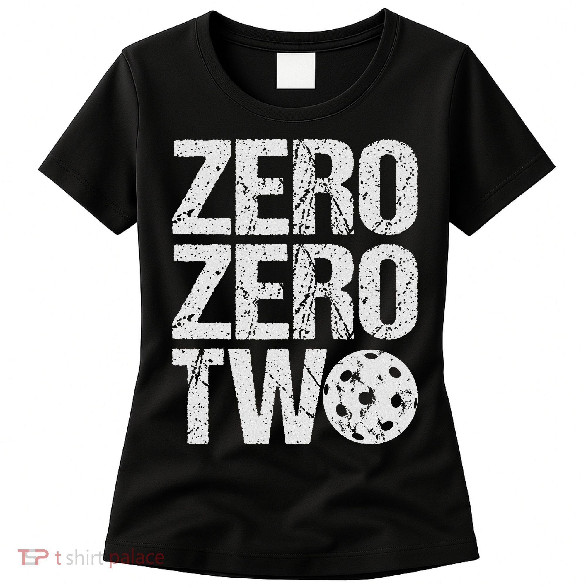 Pickleball Player Starting Score ZeroZero Two Serve First  Women's T-Shirt