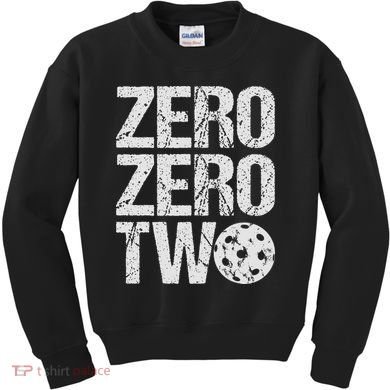 Pickleball Player Starting Score ZeroZero Two Serve First  Kids Sweatshirt
