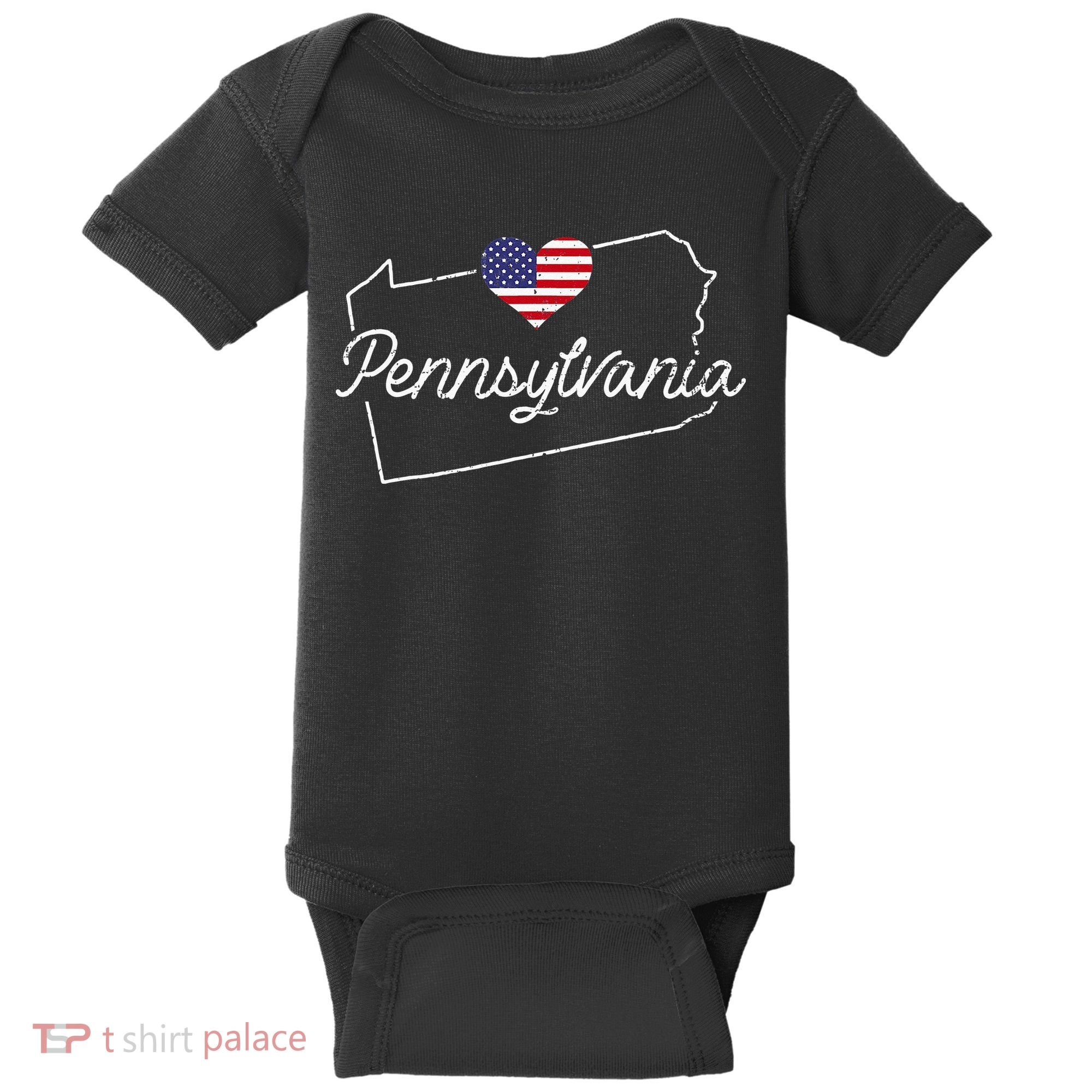 Pennsylvania Pennsylvania State Pennsylvania Baby Bodysuit