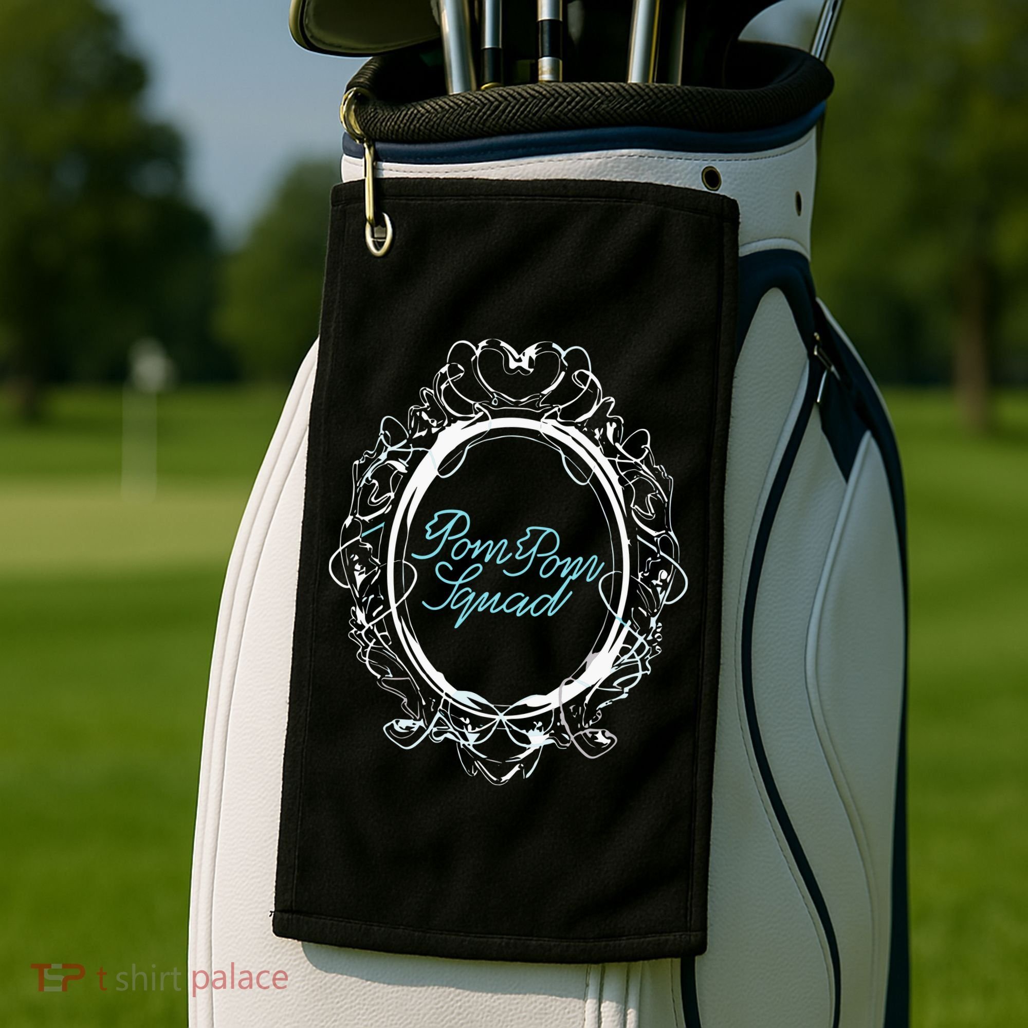 Pom Pom Squad Mirror Golf Towel