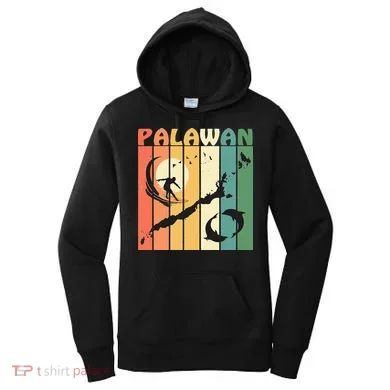 Philippines Palawan Surfing Women's Hoodie
