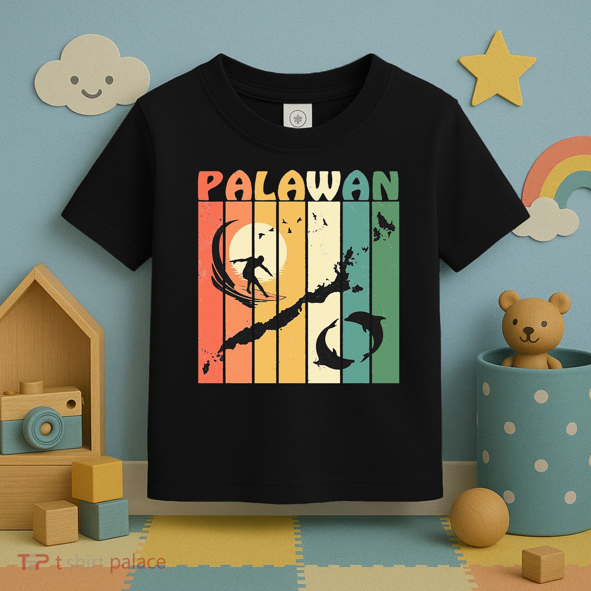 Philippines Palawan Surfing Toddler T-Shirt