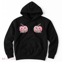 Pink Pumpkin Skeleton Breast Cancer Hoodie thumb 0