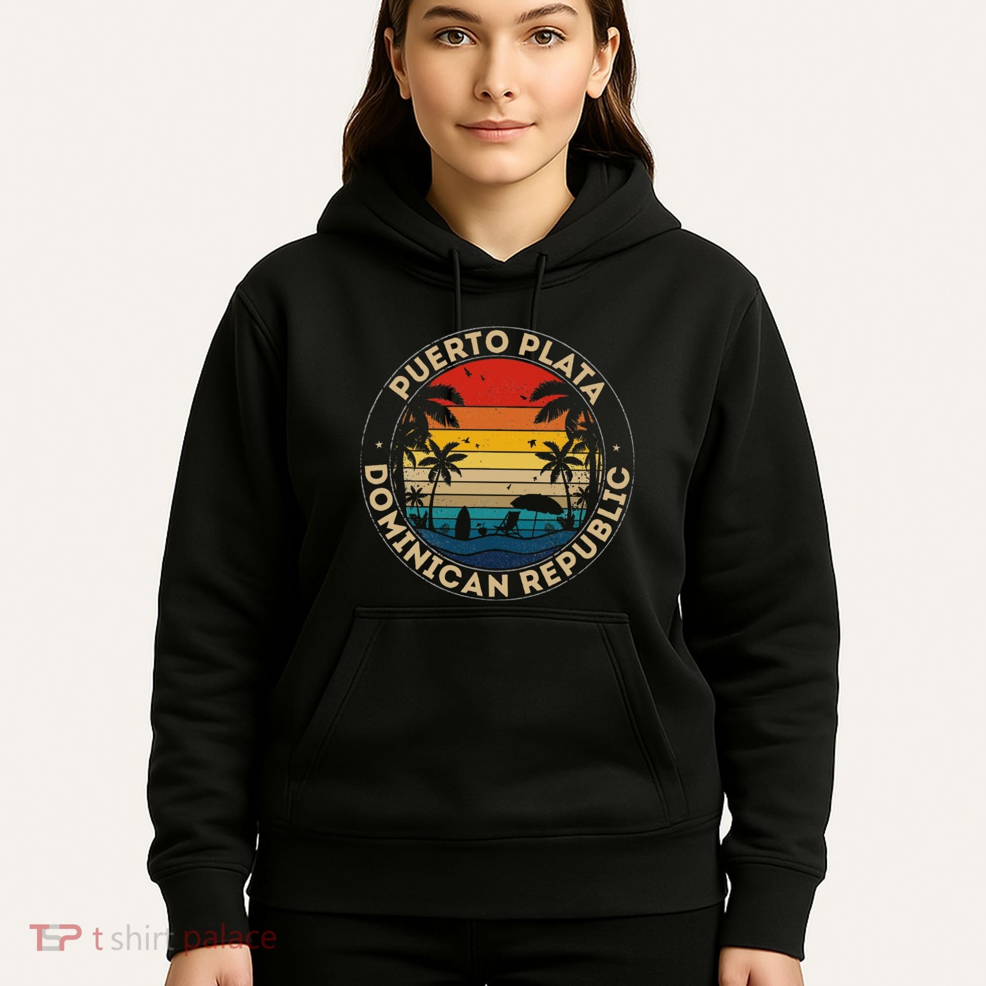 Puerto Plata Souvenir Dominican Republic Reminder Hoodie