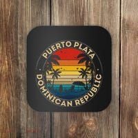 Puerto Plata Souvenir Dominican Republic Reminder Coaster thumb 0