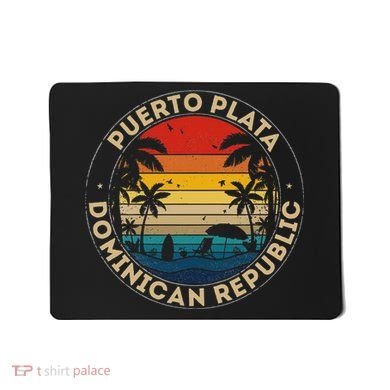 Puerto Plata Souvenir Dominican Republic Reminder Mousepad