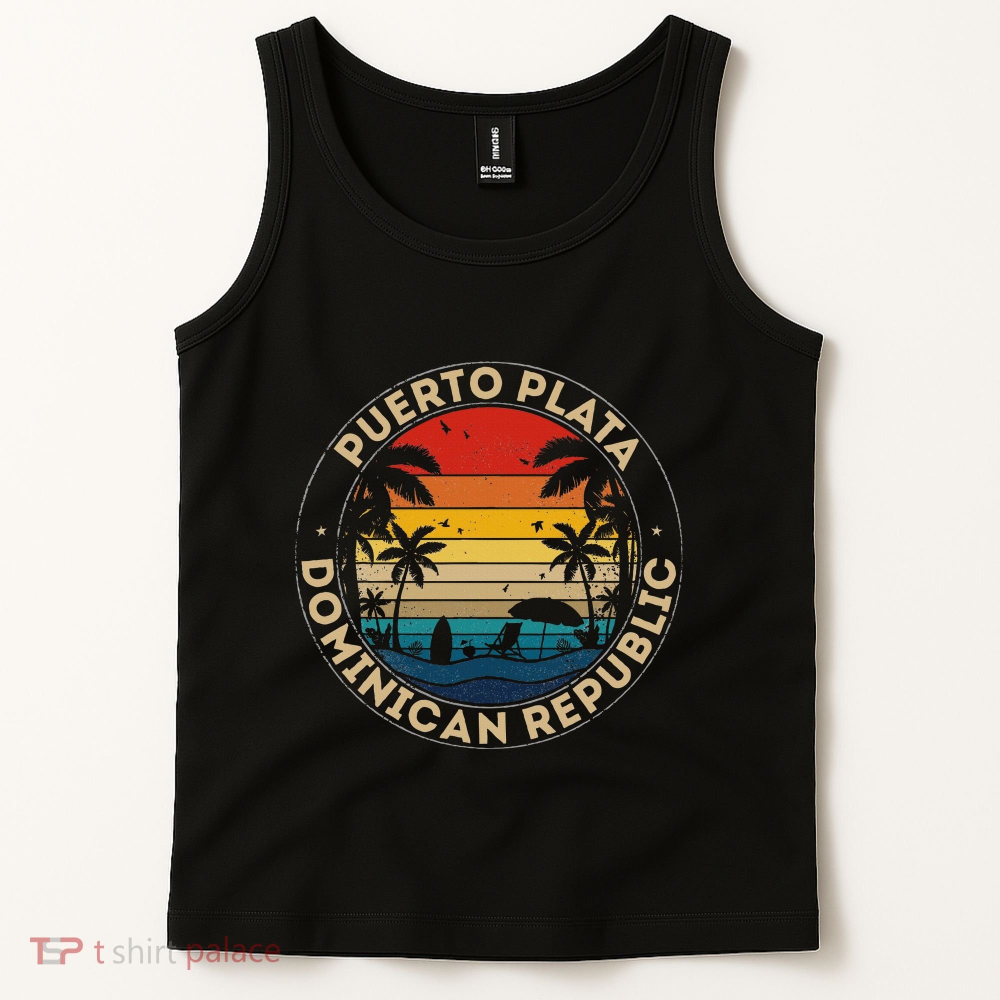 Puerto Plata Souvenir Dominican Republic Reminder Tank Top